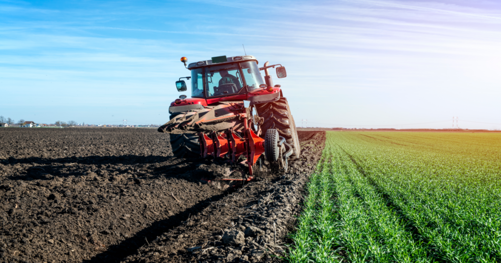 tractor-agricultural-machine-cultivating-field